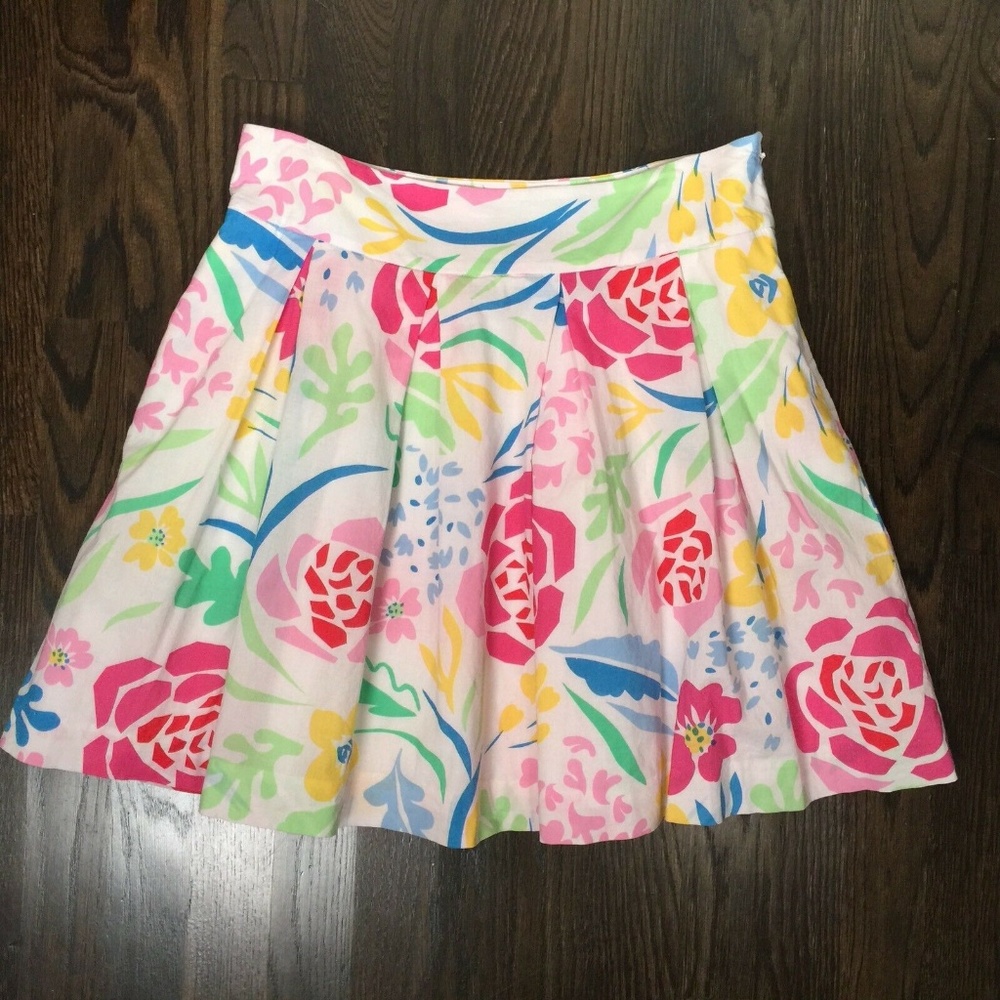 SOUTHERN TIDE Kiawah Floral Pleated Skirt 4 XS/S